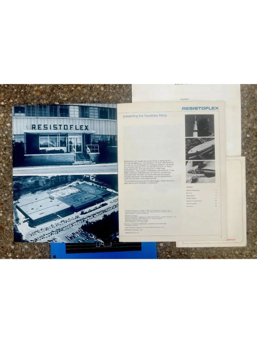 1970s Huck Resistoflex Aerospace Dynatube Blind Bolt Manual Brochure Lot